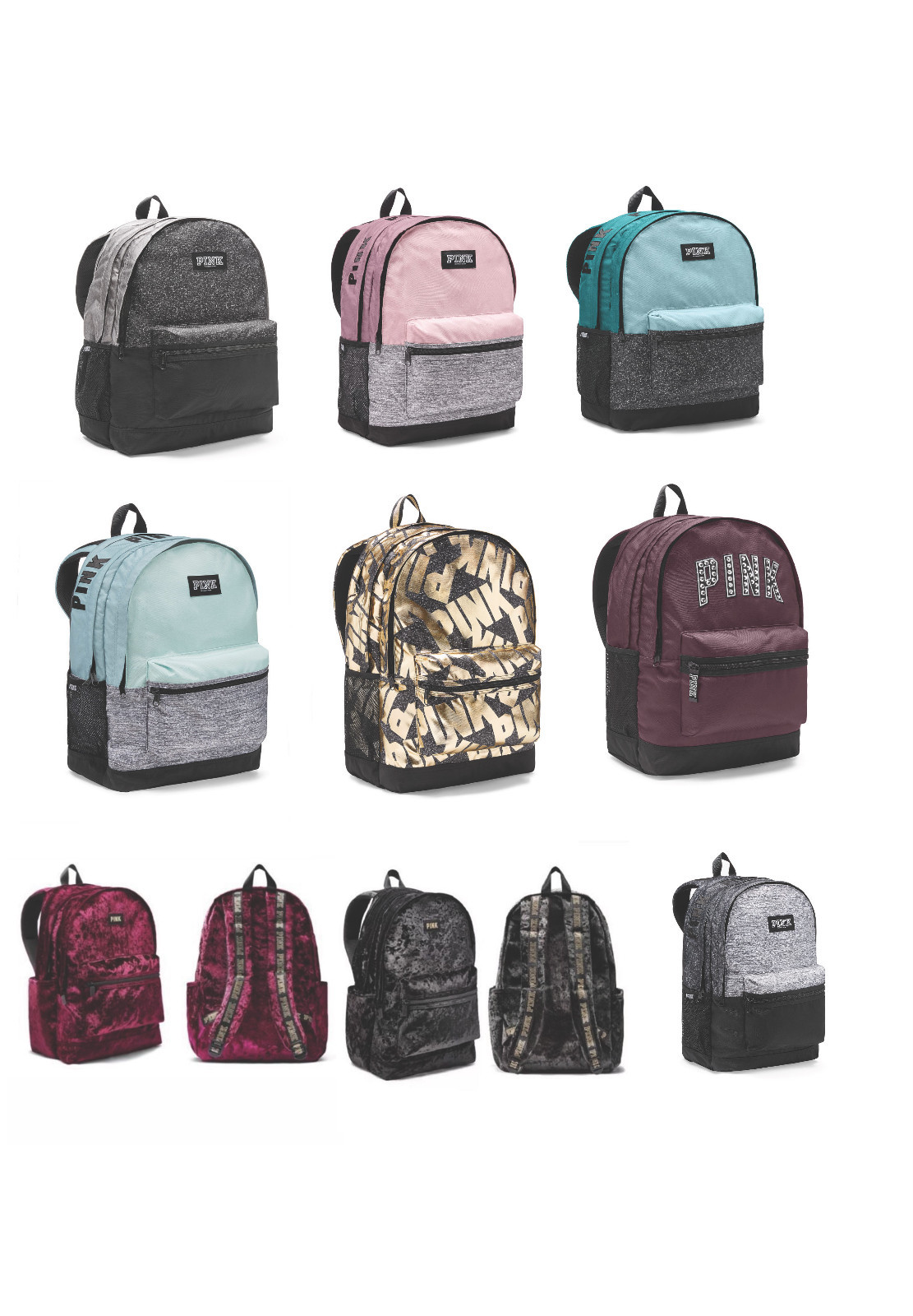 victoria secret backpack collegiate