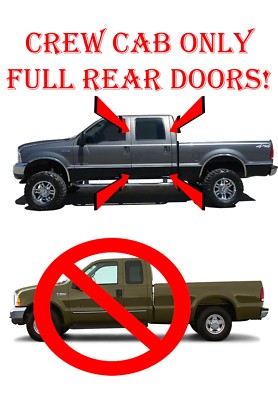 1999 2000- 2017 Ford Super Duty Rocker Panel & Cab Corner Kit 2 Door Regular Cab