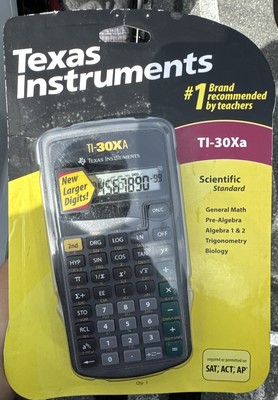Texas Instruments TI-30XA Student Scientific Calculator ~ 033317029990 Brand New