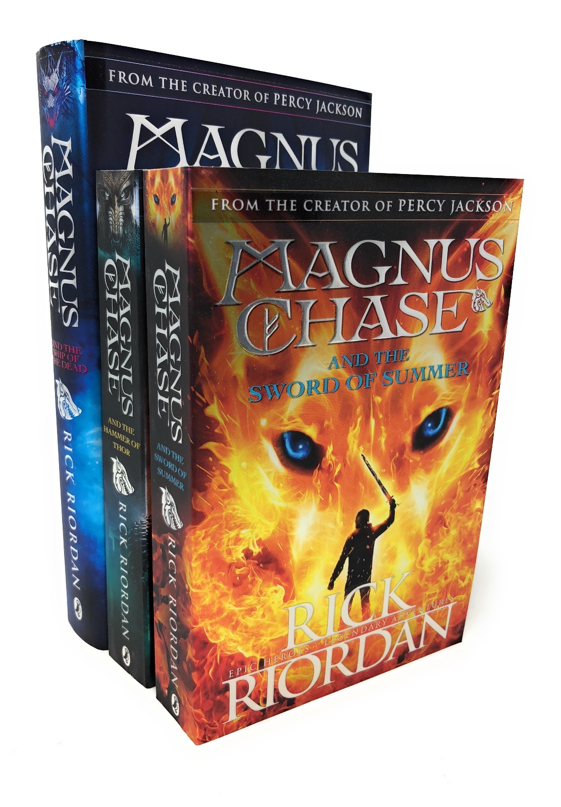 Magnus Chase 3 Books Collection RIck Riordan, Hammer Of