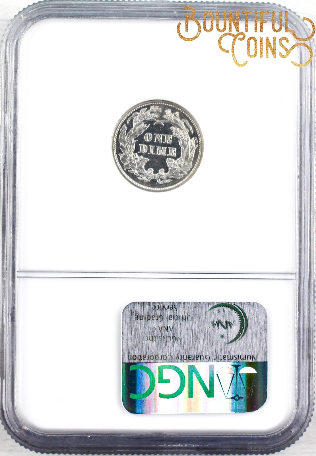 ~1874 NGC PF 65 Cameo Arrows Proof PR Seated Liberty Dime 10c Top Pop (T1)~