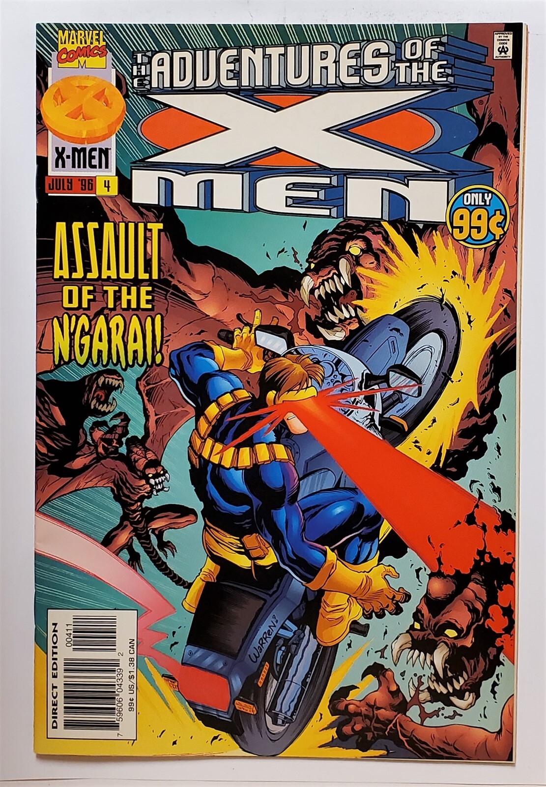 The Adventures of the X-Men #4 (Jul 1996, Marvel) VF/NM | eBay