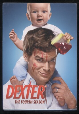 Dexter Season 4 (2009 NEW 4-Disc DVD) Michael C Hall Jennifer Carpenter Series