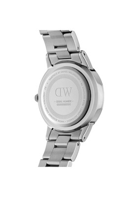Pre-owned Daniel Wellington Iconic Link 36mm Rose Gold White 381