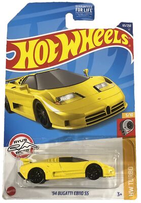 hot wheels 94 bugatti eb110 ss yellow