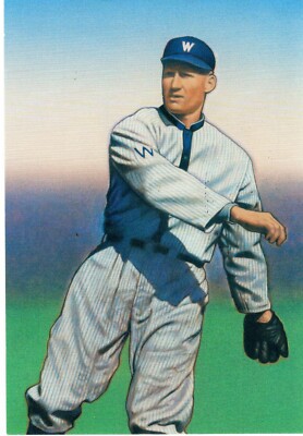 2000 USPS Legends of Baseball Walter Johnson Cachet Postcard + Stamp