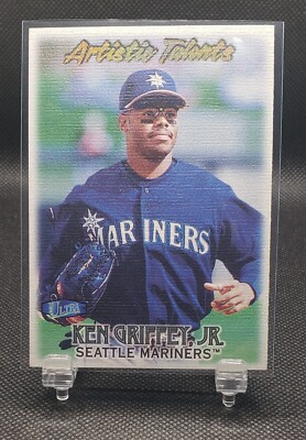 1998 Ultra Ken Griffey Jr Artistic Talents #1 AT Hall Fame HOF Seattle Mariners