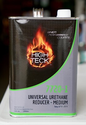 High Teck Universal Slow Medium Fast Urethane Reducer Gallon! Auto Paint Reducer