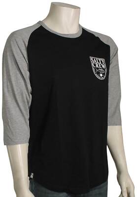 

Бейсбольная футболка Salty Crew Current LS — черная / Athletic Heather — новинка, Черный