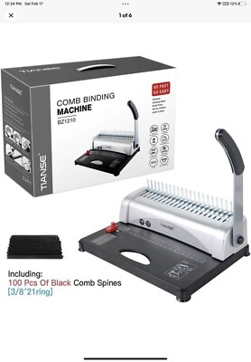 Tianse BM1245 Comb Binding Machine (NEW)