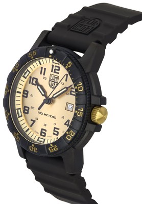 Pre-owned Luminox Sea Turtle Giant Plastic Strap Swiss Quartz Xs.0325.gp 100m Mens Watch