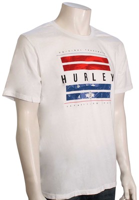 Футболка Hurley Everyday Washed USA Bars — Белый — Новинка