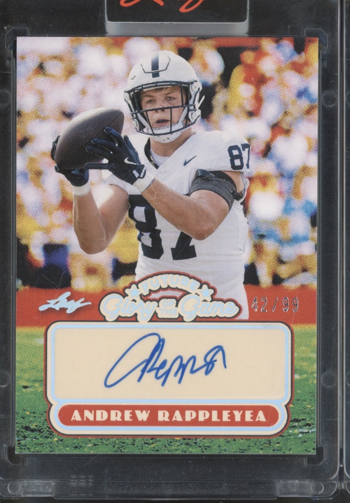 2025 Leaf Future Glory Of The Game Silver Aaron Rappleyea Auto RC 42/99