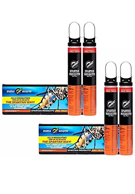 Spartan Mosquito Pro Tech - 1 Acre Pack 4 Tubes (2 Boxes) 100% American Made 