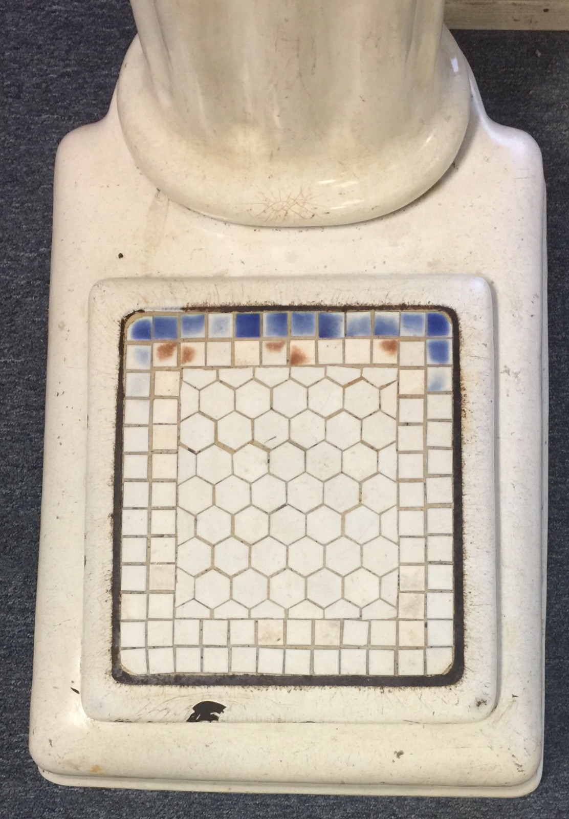 Vintage 1920's  Penny Floor Scale Lollipop Scale Peerless Weighing Machine Co.