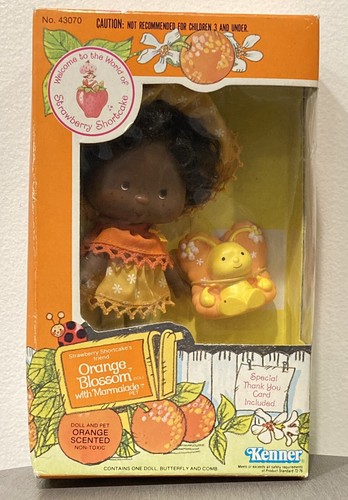 激レア　ORANGE Sweet William 12inch NIB Vintage 1980s ORANGE BLOSSOM & MARMALADE Butterfly