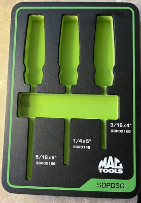 Mac Tools Foam Organizer 3 Screw Driver 