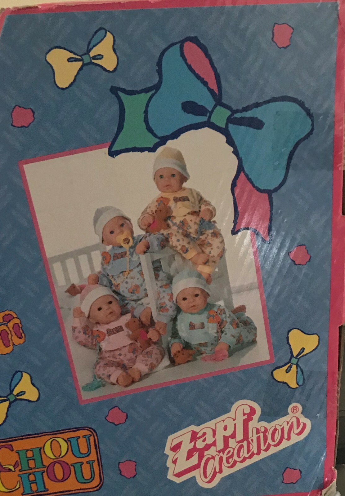 Vintage Baby Chou Chou Doll by Zapf Creation - Box Has Wear (BL)