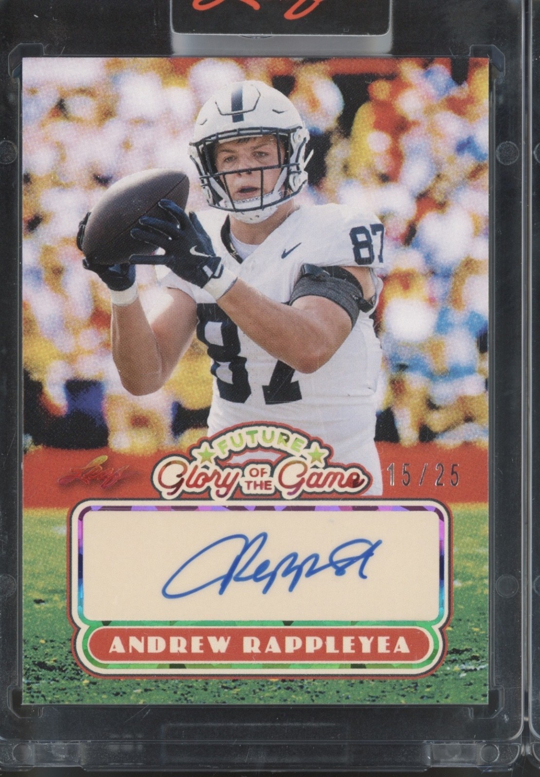 2025 Leaf Future Glory Of The Game Rainbow Andrew Rappleyea Auto RC 15/25