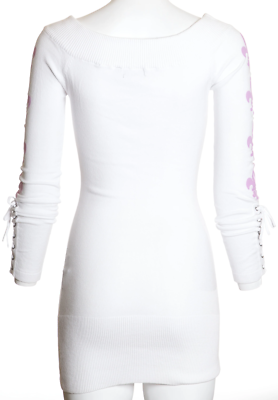 Sinful by Affliction Women's Sweater Dress Electra Biker Tattoo