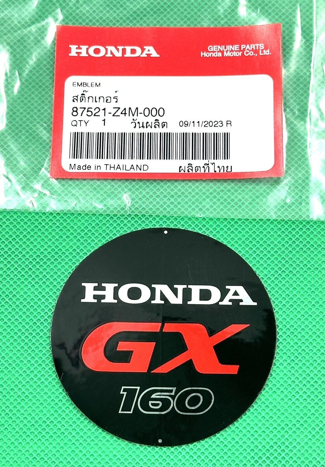 Lead 歴代ロゴ ピンズ Genuine Honda 87521-Z4M-000 Recoil Starter Emblem GX160 | eBay