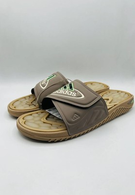 Adidas Originals Reptossage Slides Men\'s Size 8 GY4552 Creme Beige Brown NEW Купить adidas originals reptossage brown slides mens sandal  main image 3