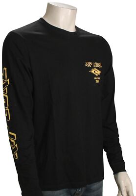 

Футболка Rip Curl Fade Out Icon LS — черный/желтый — новинка