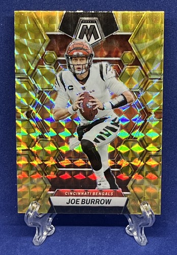 2023 Panini Mosaic Joe Burrow Yellow Reactive Prizm #40