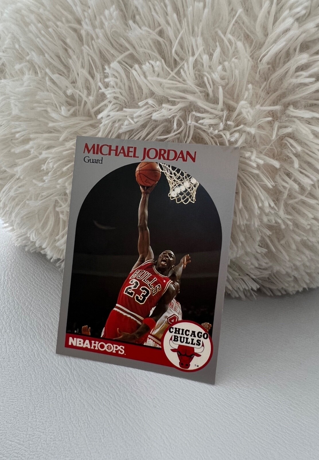 Michael Jordan 1990 NBA hoops #65 Basketball Card (Original