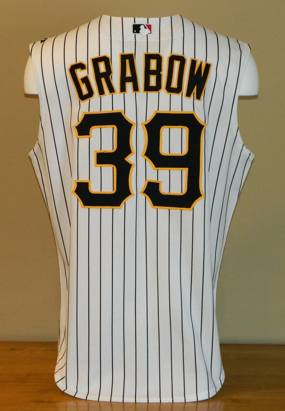 2006 John Grabow Game Worn Pittsburgh Pirates Home Vest Jersey #39