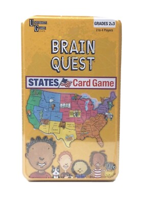 University Games Brain Quest States Trivia Card Game Grades 2/3 Educational