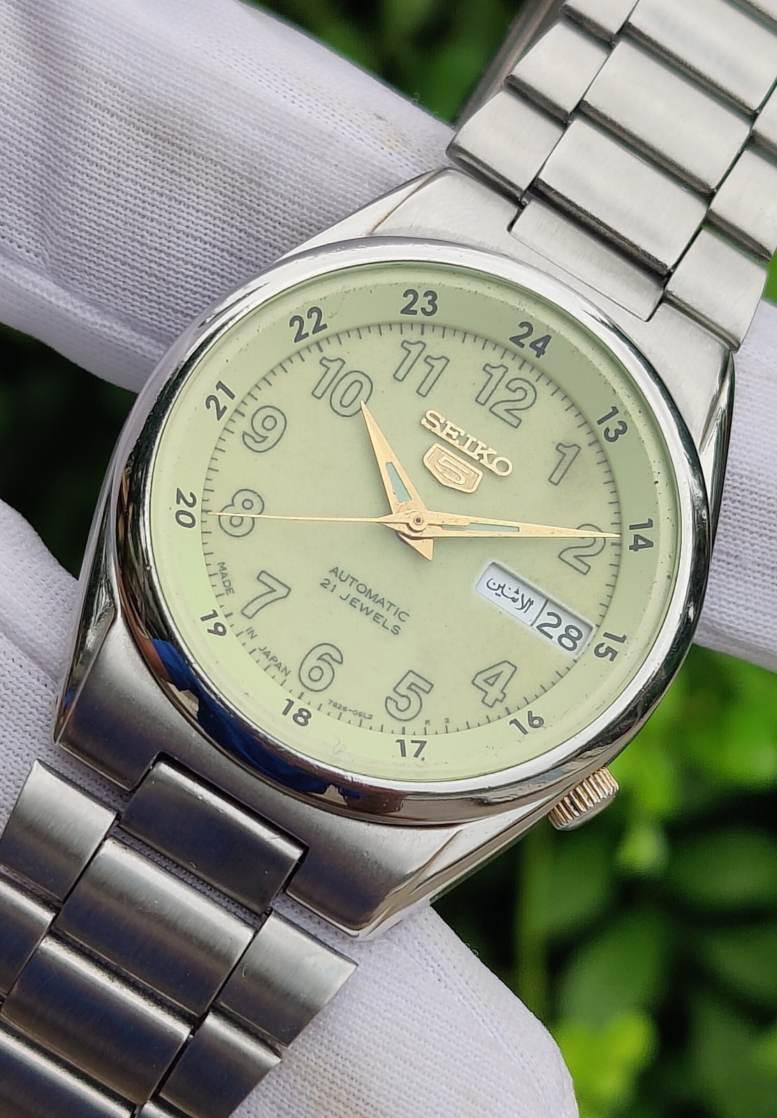 Seiko 5 Automatic 7S26-02C0 Day/Date Luminous Vintage Japan