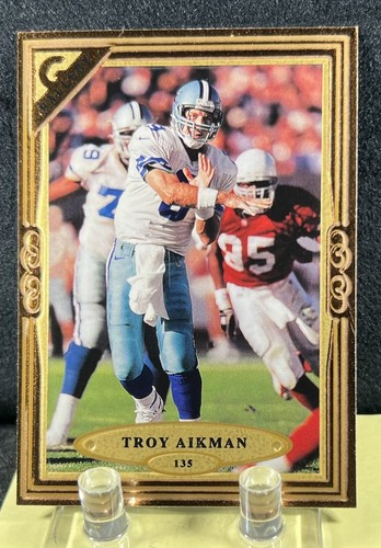 NFL Troy Aikman サインカード 2024 Panini Impeccable Troy Aikman Canvas Creations On-Card