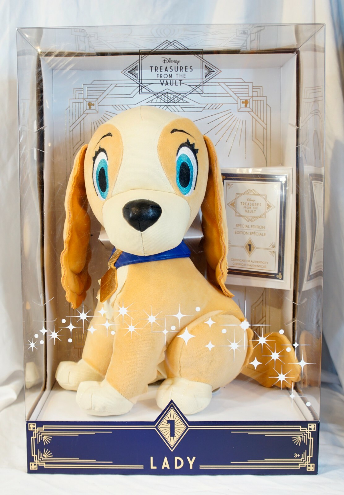 🔥IN HAND SHIPS FAST🔥Disney Treasures from The Vault Limited Edition Lady Plush
