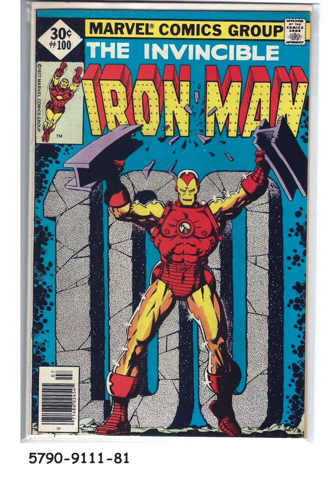 Iron Man #100 © July 1977, Marvel Comics | eBay