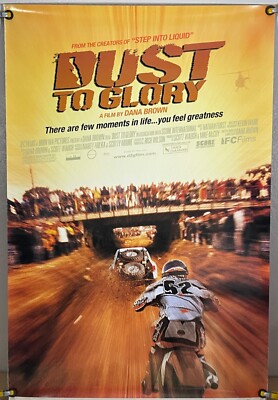 DUST TO GLORY DS ROLLED ORIGINAL ONE SHEET MOVIE POSTER BAJA 1000 RACE DOCU 2005