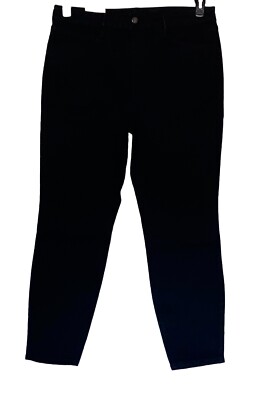 High Rise Jeggings 14W Plus Size NEW Black Wash EVRI 14 Wide Pants Denim Jeans