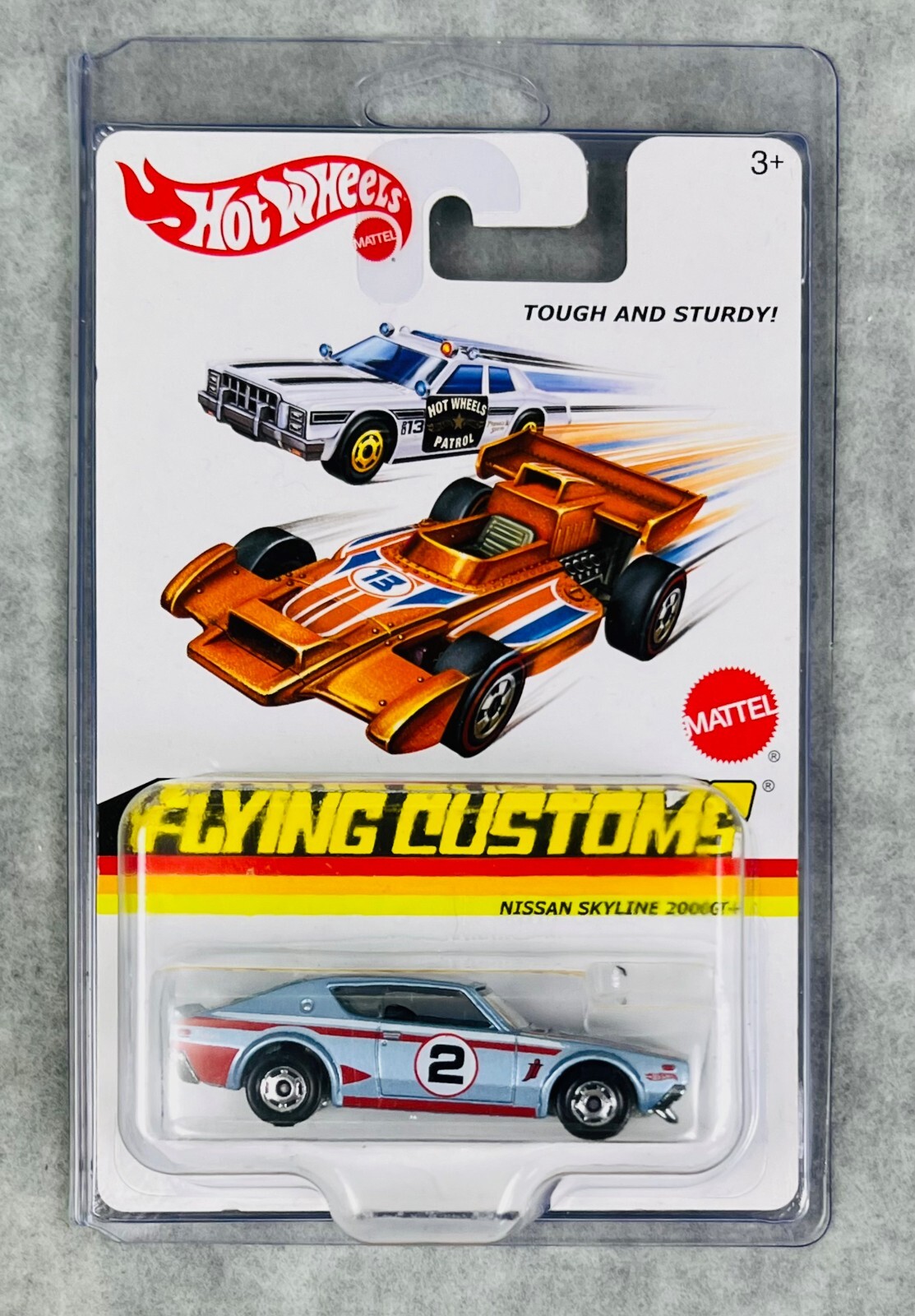 ホットウィール 日産 スカイライン 2000GT-R フライングカスタムズ Amazon.com: Hot Wheels Nissan Skyline RS, [blue] Flying