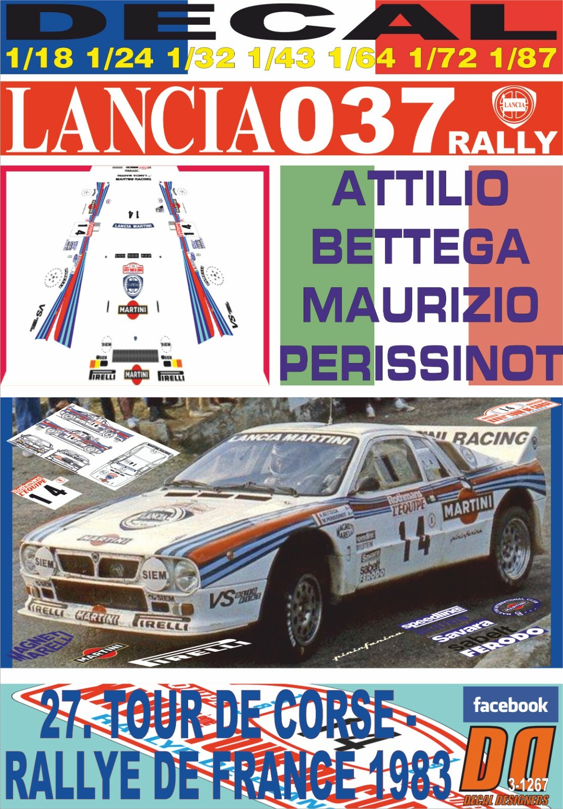 【未開封】LANCIA 037 RALLY '83 TOUR DE CORSE 未開封】LANCIA 037 RALLY '83 TOUR DE CORSE