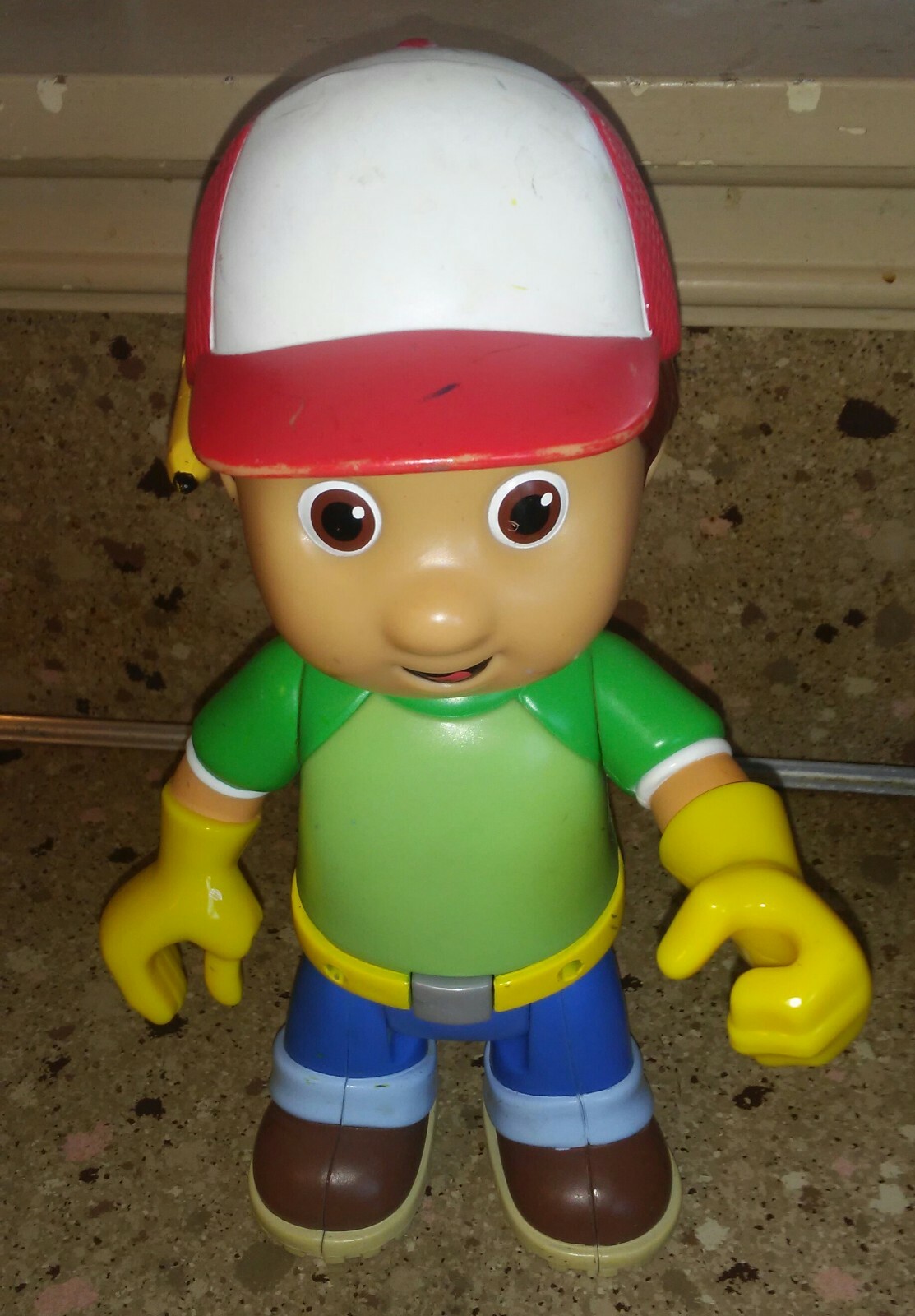 Disney’s Talking Handy Manny Doll w Red Tool Box 7 Tools