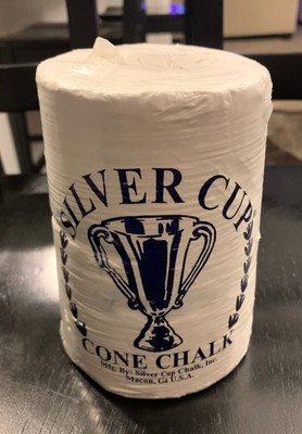 Silver Cup Cone Chalk,  for Billiards Pool Table, Gym use,  original seal, NEW!