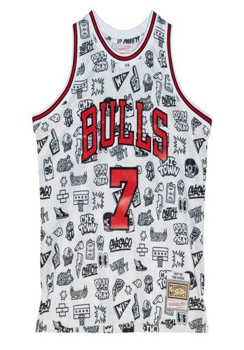 Mitchell & Ness Doodle NBA Chicago Bulls Kukoc 7 Swingman