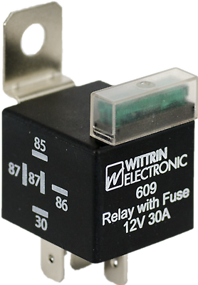 Relay with Fuse 12V 30A, 2x87, Replaced, ReplaceItalamec 609/218, 10-Piece!