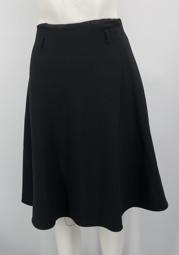 スカート MIU MIU 00s Wool Flare Skirt MIUMIU Skirt Size 40 Archive Navy Red 80% Virgin Wool, 20