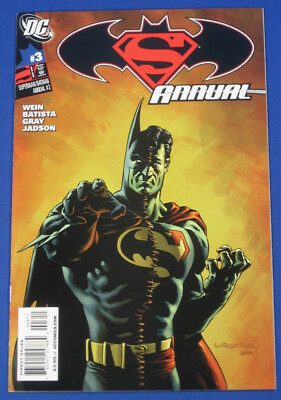 DC Superman Batman Annual #3 Comic Book 2009 Bernie Wrightson Cover Compsite