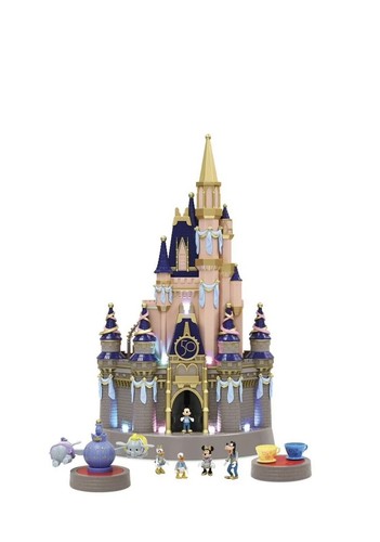 その他 Disney World of English Playset Walt Disney World 50th Anniversary Cinderella Castle Light