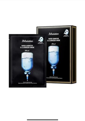 JM Solution Water Luminous S.O.S Ringer Mask 10pcs US SELLER