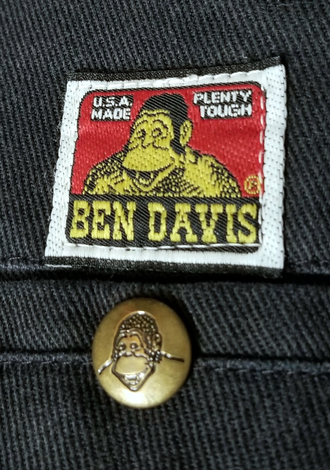 BEN DAVIS JEANS DENIM VINTAGE 34 W 39.5 L STREET WEAR PANTS