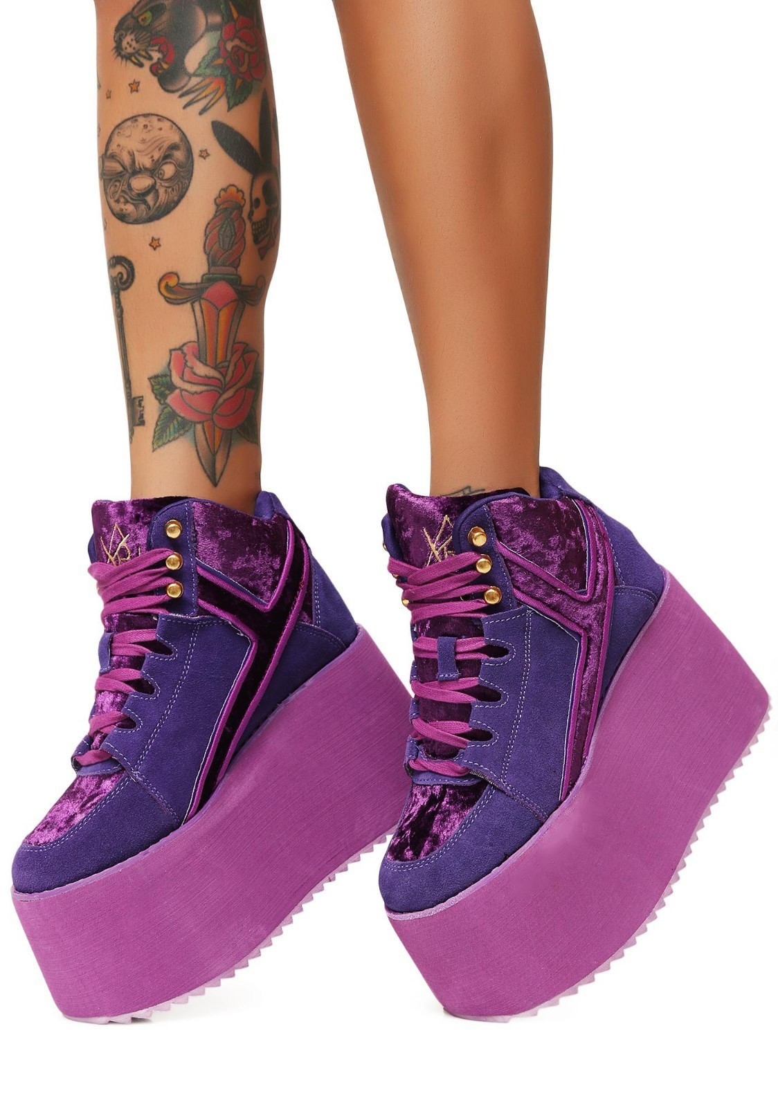 Demonia Shoes фиолетовый