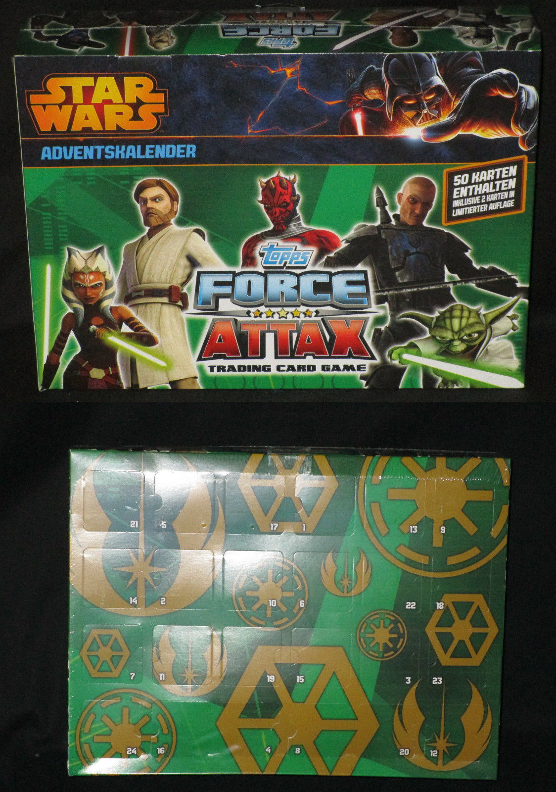Originalverpackte Non-Sport Trading Card Packs Star Wars Deutsche
